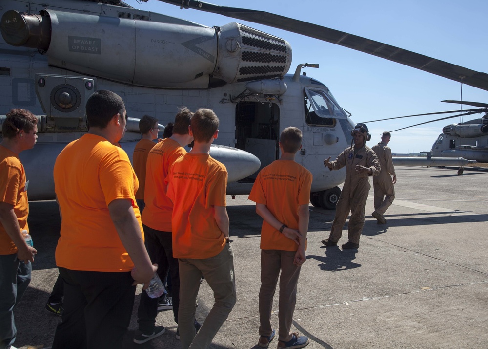 Defence Work Experience Program visits Marines