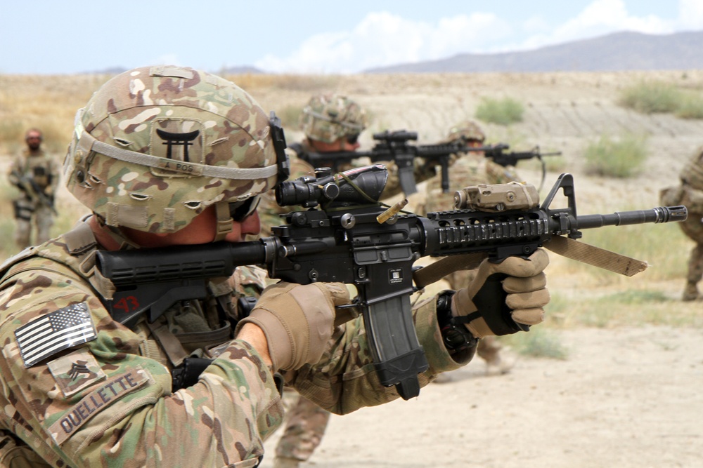Partnered marksmanship training in eastern Afghanistan