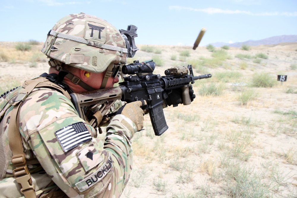 Partnered marksmanship training in eastern Afghanistan
