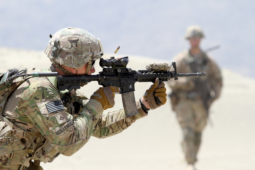 Partnered marksmanship training in eastern Afghanistan