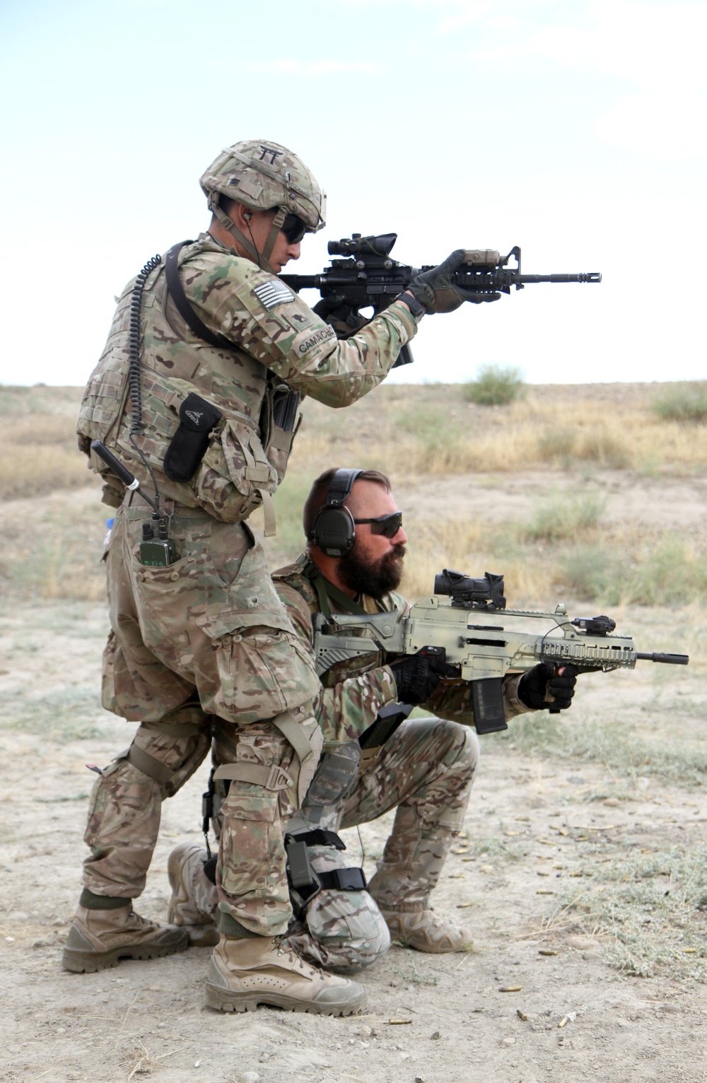 Partnered marksmanship training in Afghanistan