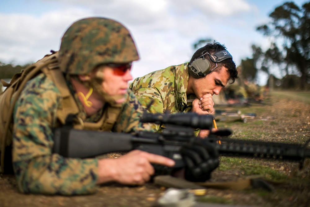 Marine top shooters take on international competitors at AASAM 2015
