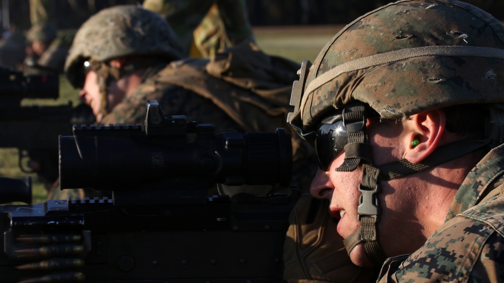 Marine top shooters take on international competitors at AASAM 2015
