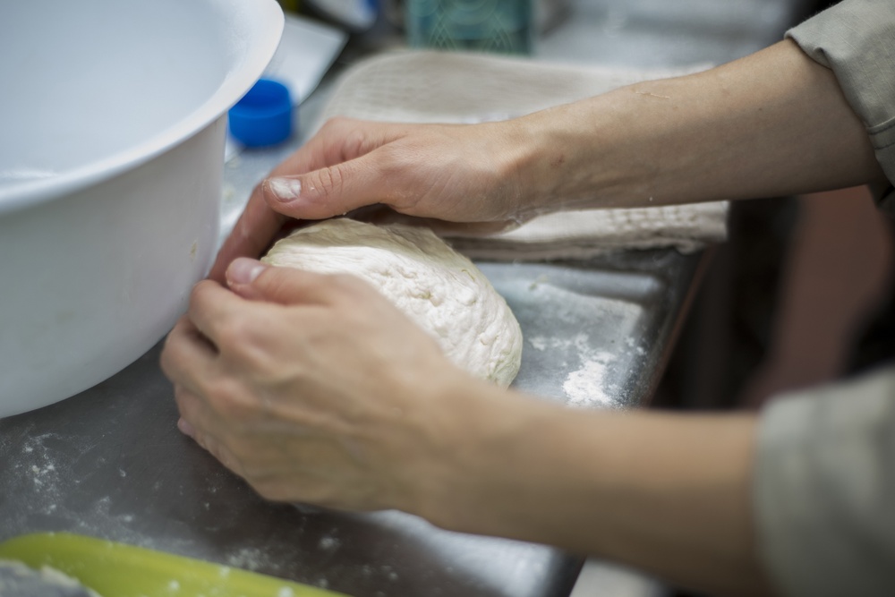 Asian cooking class at Camp Johnson