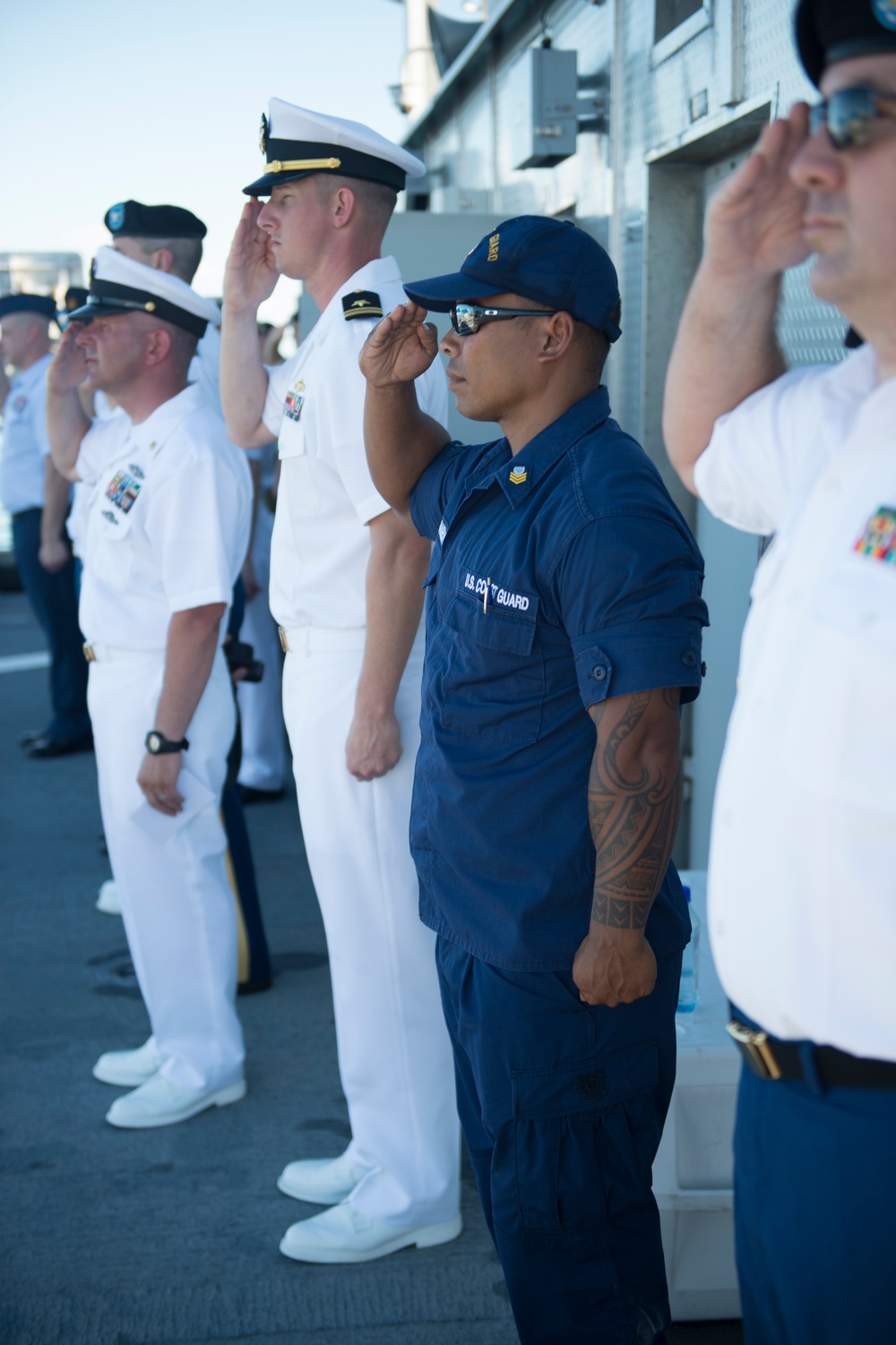 USNS Millinocket Opening Ceremony in Kiribati