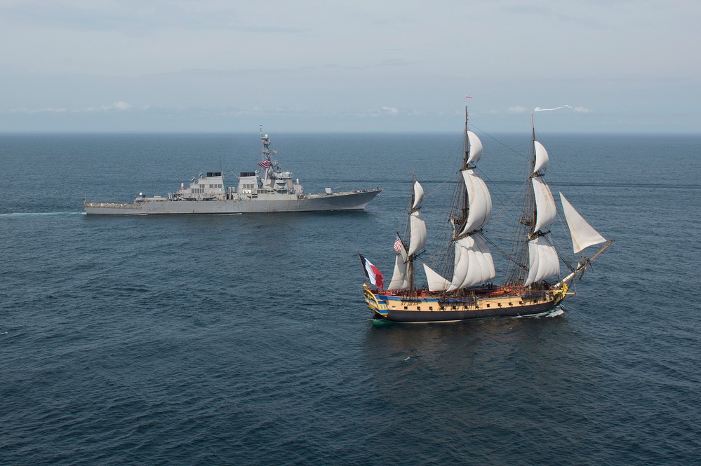 The US Navy welcomes the Hermione
