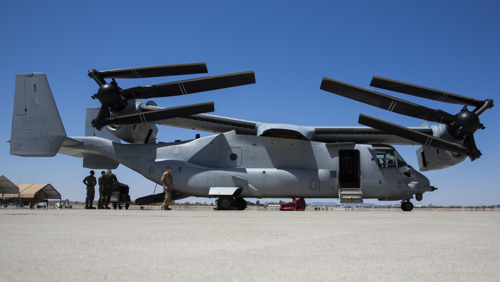 First MV-22B from VMX-22 Arrives at MCAS Yuma