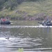 Guardsmen recon lake landing during amphibious training