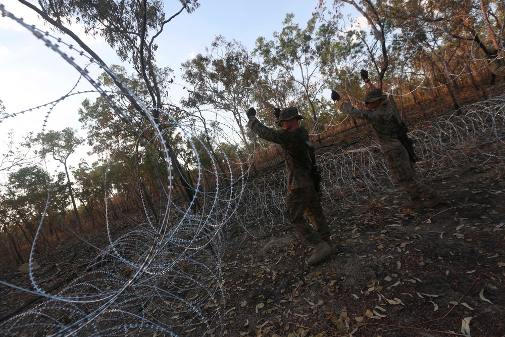 Combat Logistics Detachment 1 prepares training area for Exercise Predator Walk