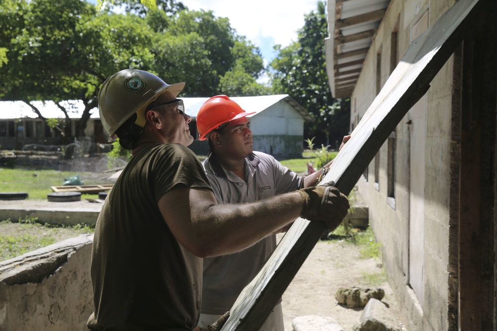 Seabees provide humanitarian support in Kirabati