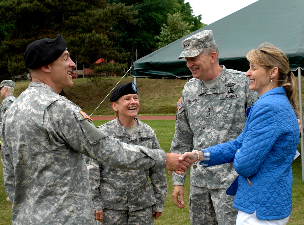 Landstuhl Regional Medical Center change of command ceremony