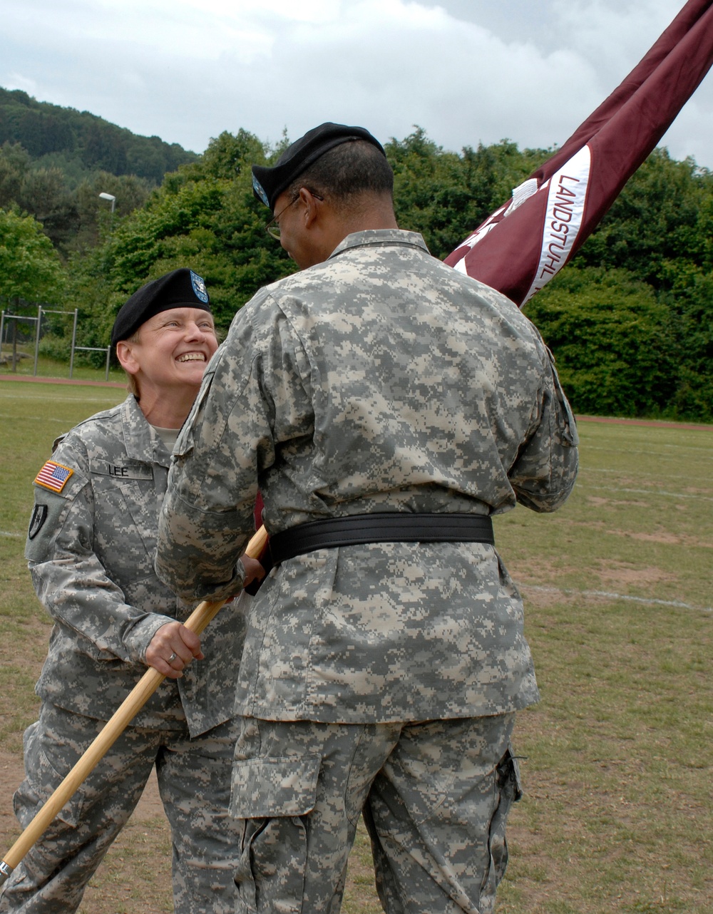 Landstuhl Regional Medical Center change of command ceremony