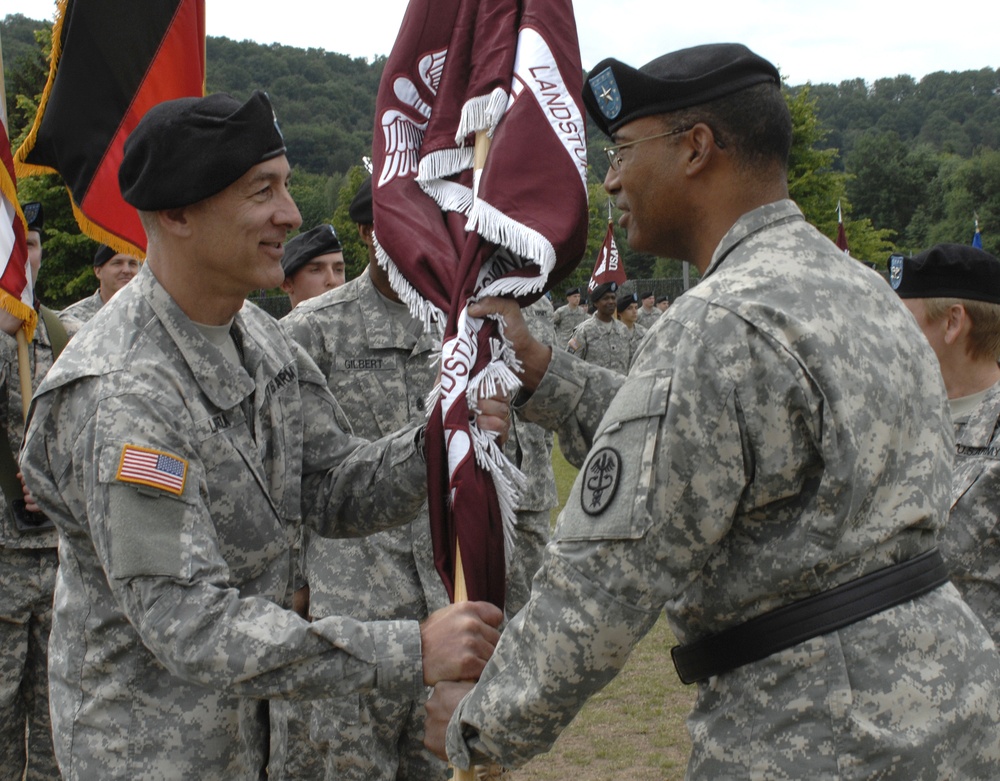 Landstuhl Regional Medical Center change of command ceremony