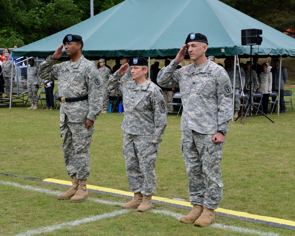 Landstuhl Regional Medical Center change of command ceremony