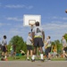Team Eagle competes in 3 on 3 streetball tournament