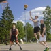 Team Eagle competes in 3 on 3 streetball tournament