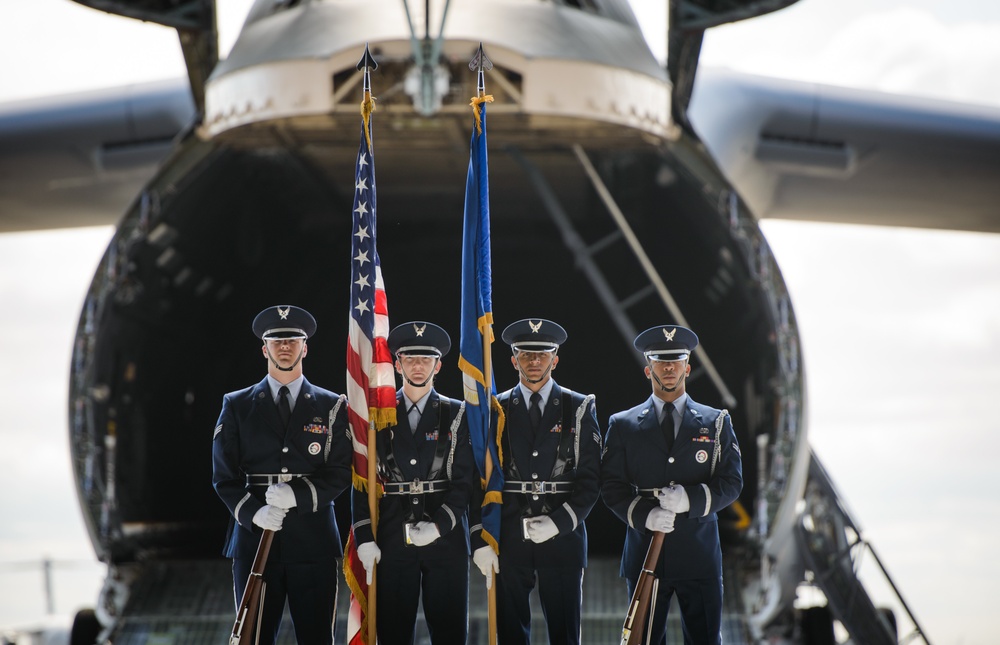 Color guard ensures dignity and honor