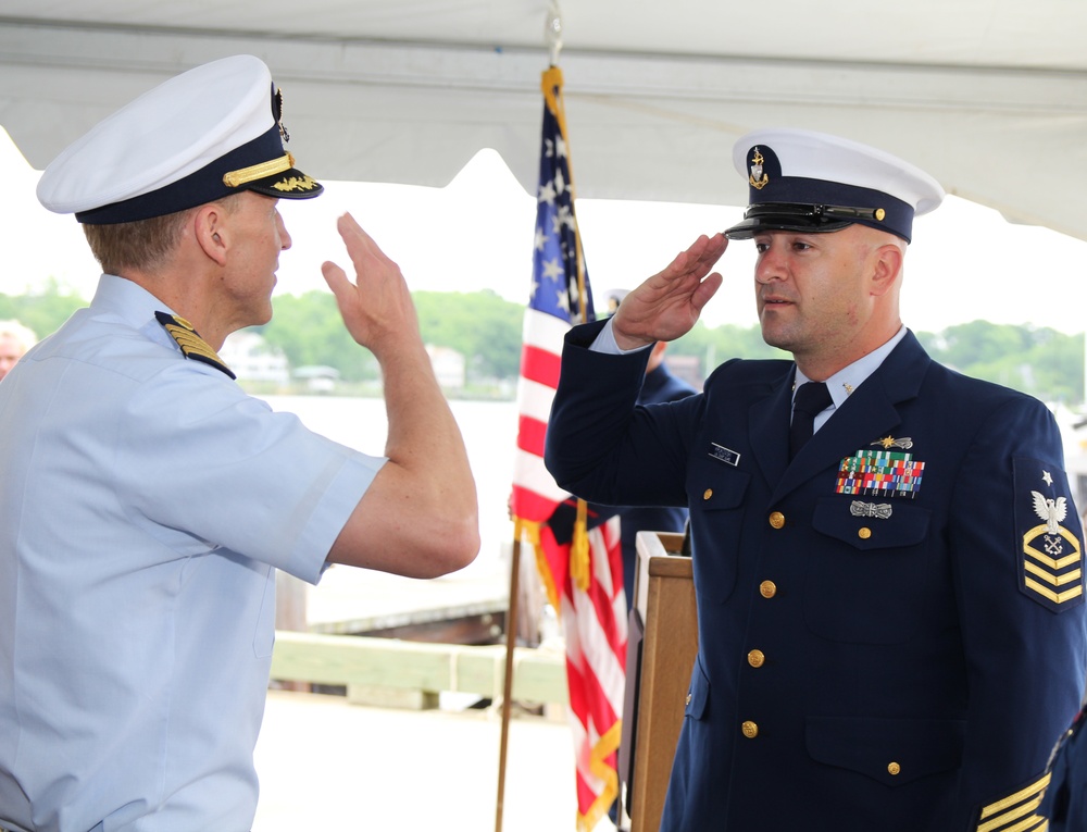 Long Island native assumes command of Coast Guard Station Annapolis, Md.