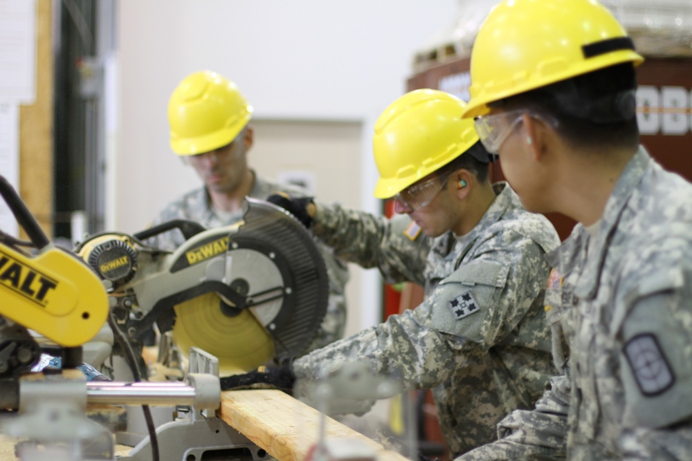 80th Training Command's carpentry, masonry course builds solid foundation for soldiers