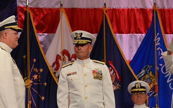 Coast Guard holds change of command ceremony for commander of Great Lakes region