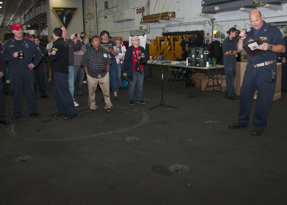 USS Carl Vinson tiger cruise