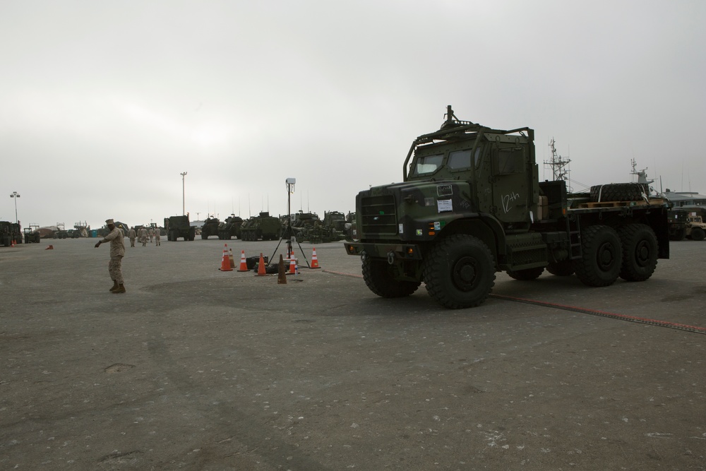 Exercise African Lion 15, CLR-2 Vehicle and Supply Convoy