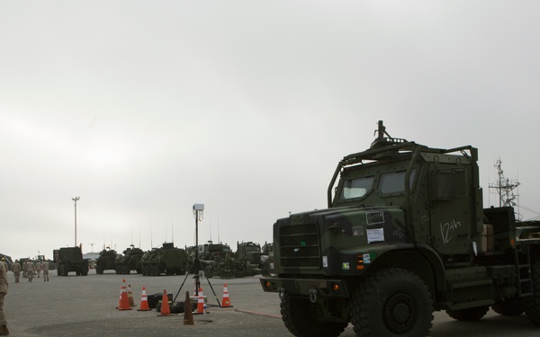 Exercise African Lion 15, CLR-2 Vehicle and Supply Convoy