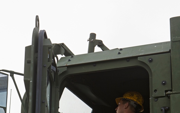 Exercise African Lion 15, CLR-2 Vehicle and Supply Convoy