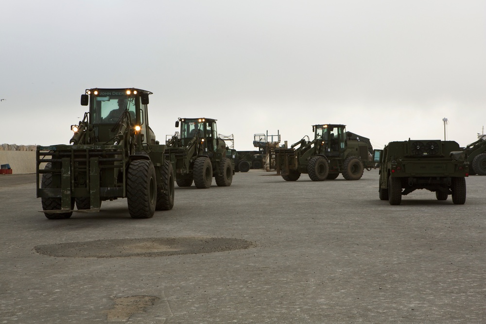 Exercise African Lion 15, CLR-2 Vehicle and Supply Convoy