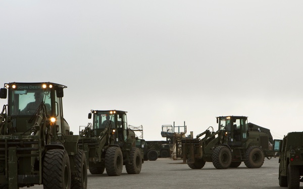 Exercise African Lion 15, CLR-2 Vehicle and Supply Convoy