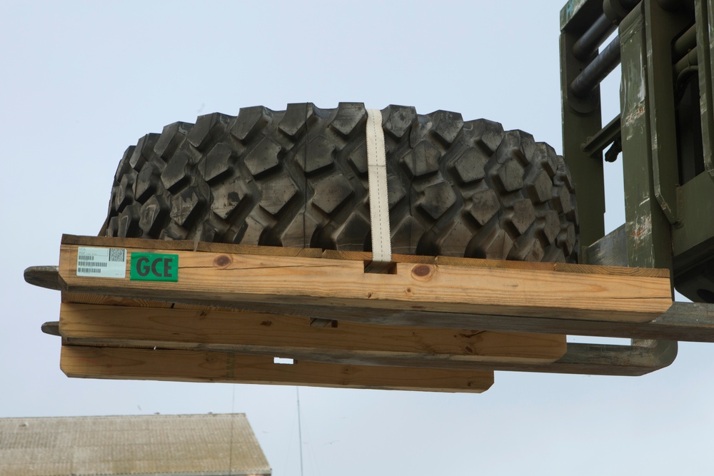 Exercise African Lion 15, CLR-2 Vehicle and Supply Convoy