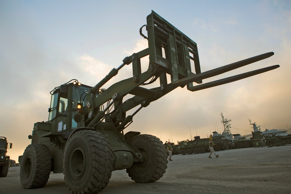 Exercise African Lion 15, CLR-2 Vehicle and Supply Convoy