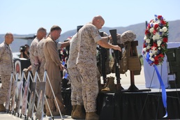 HMLA-469 hosts memorial ceremony
