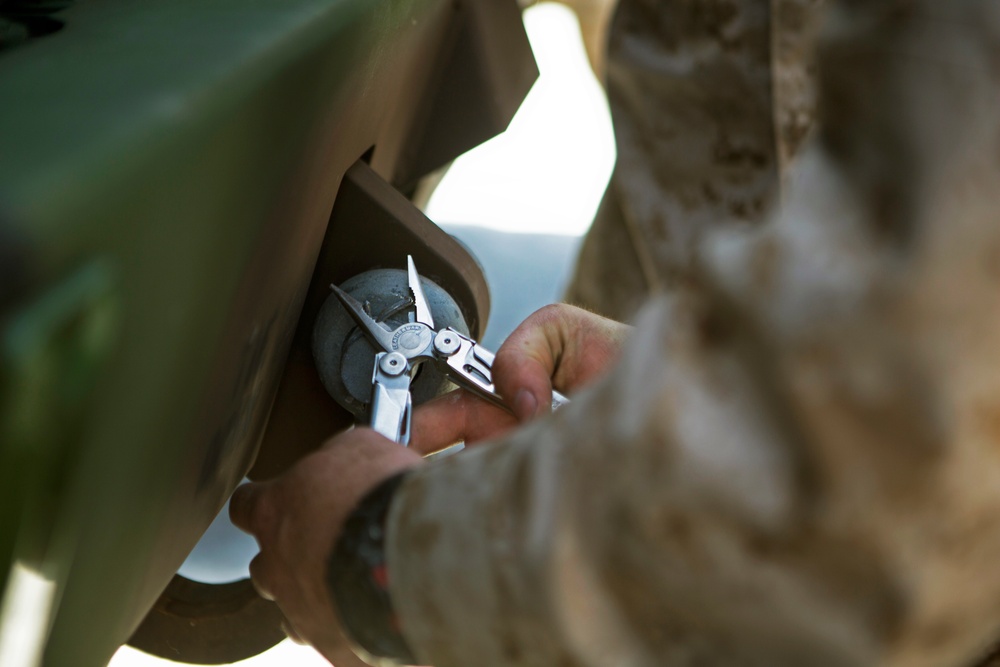 Exercise African Lion 15, CLR-2 Vehicle and Supply Convoy