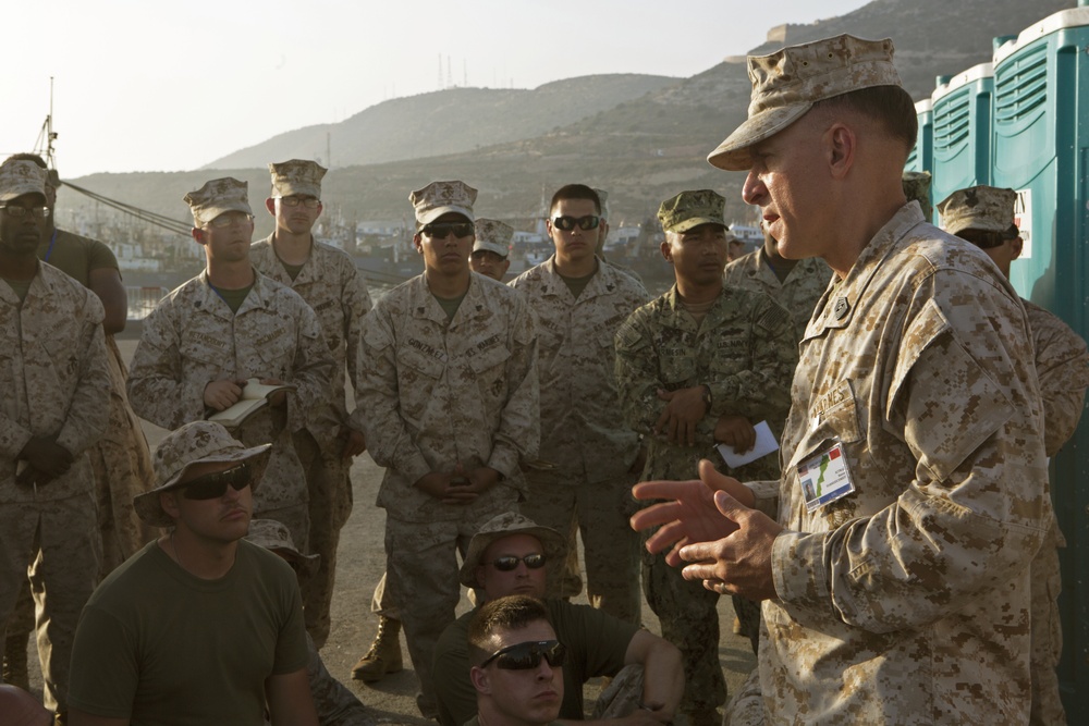 Exercise African Lion 15, CLR-2 Vehicle and Supply Convoy