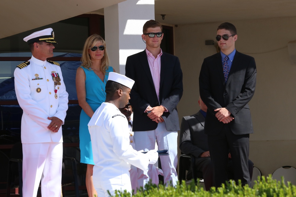 Combat Center bids farewell to NHTP commanding officer