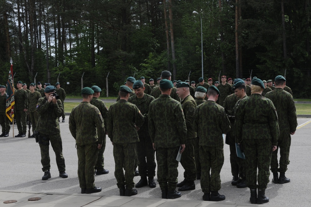 28 ID soldiers observe Lithuanian Iron Wolf Brigade anniversary