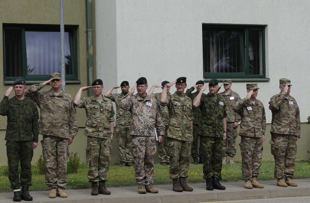 28 ID soldiers observe Lithuanian Iron Wolf Brigade anniversary