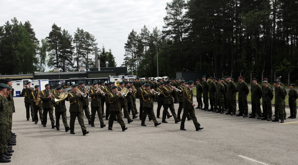 28 ID soldiers observe Lithuanian Iron Wolf Brigade anniversary