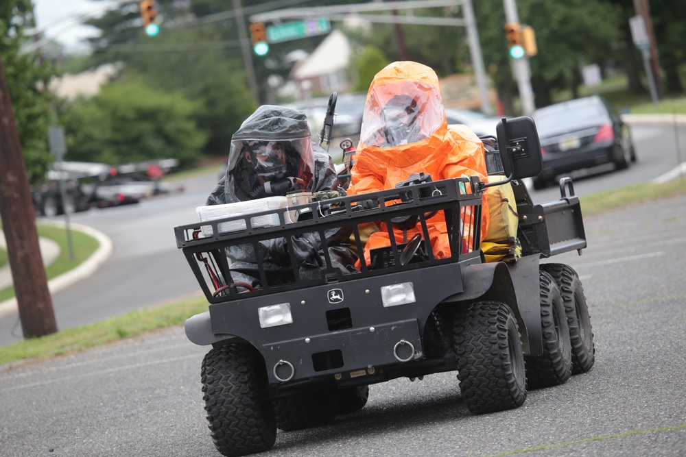 NJ Civil Support Team responds to weapons of mass destruction exercise