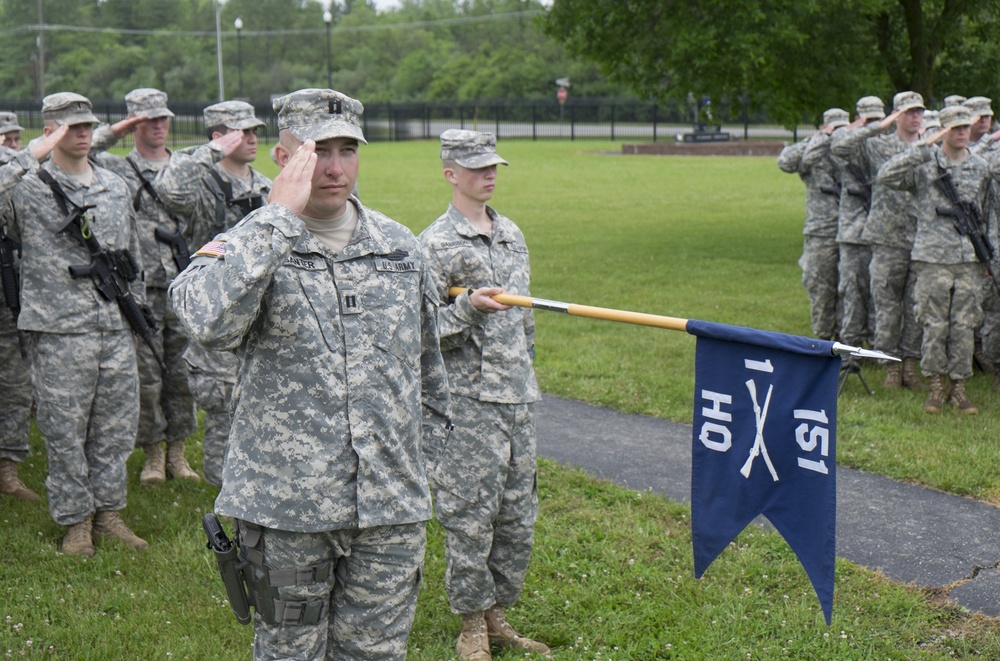 1-151 Infantry change of command