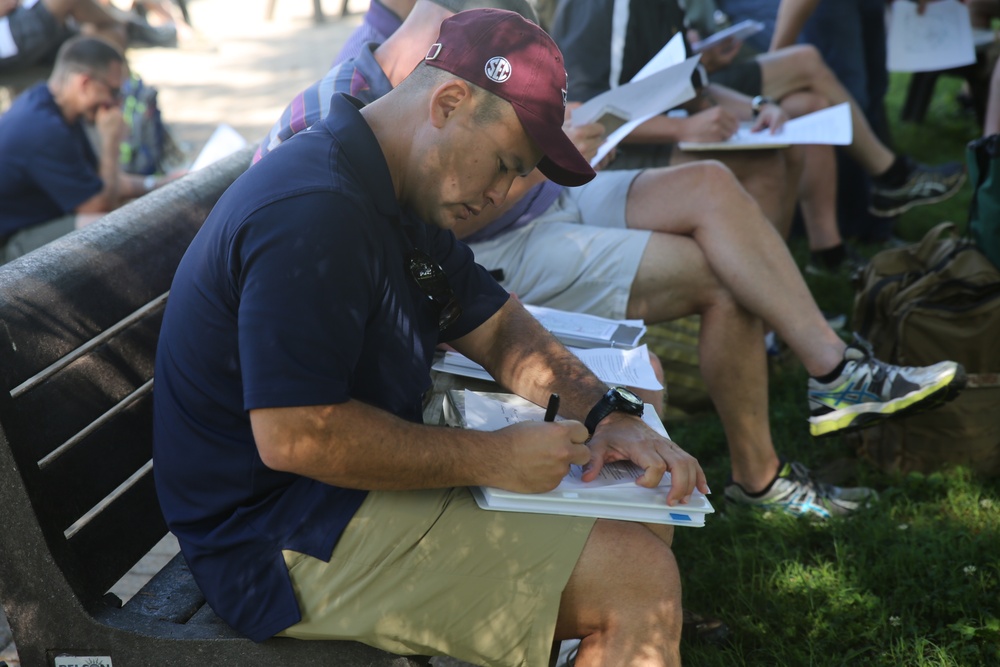 Window to the past: 2nd Marine Division leaders learn lessons from Civil War battlefield