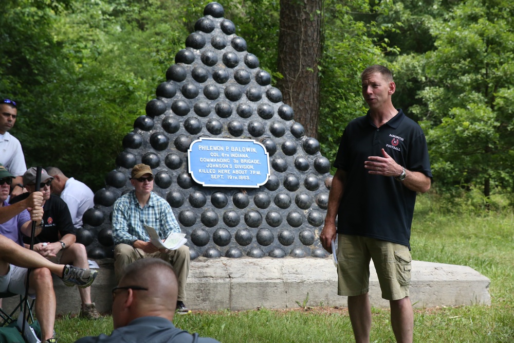 Window to the past: 2nd Marine Division leaders learn lessons from Civil War battlefield