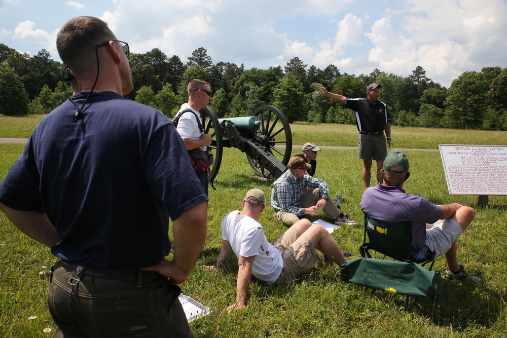 Window to the past: 2nd Marine Division leaders learn lessons from Civil War battlefield