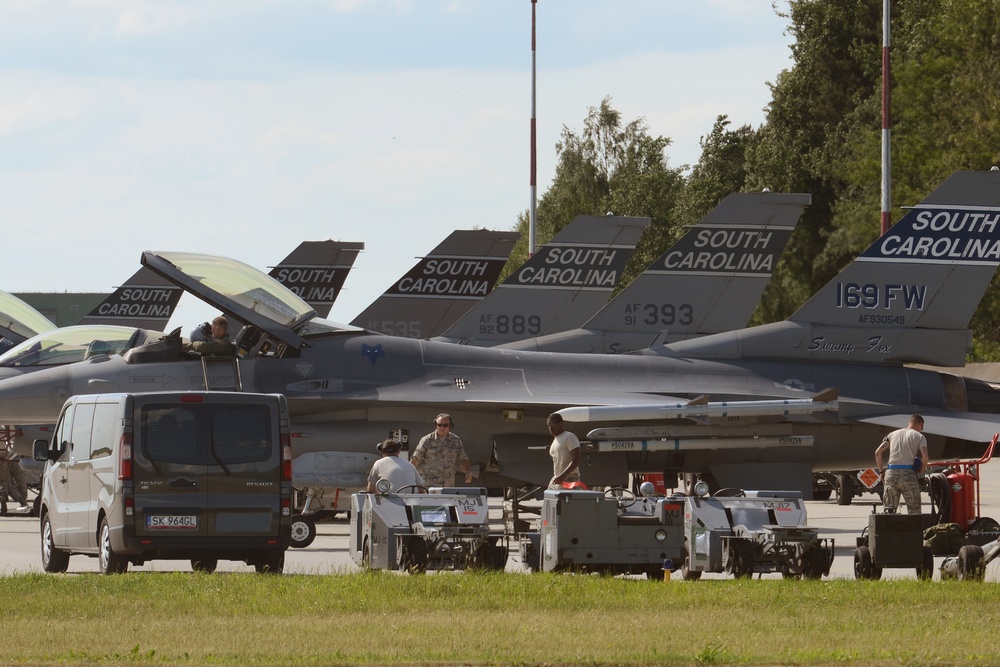 Flight operations for Operation Atlantic Resolve