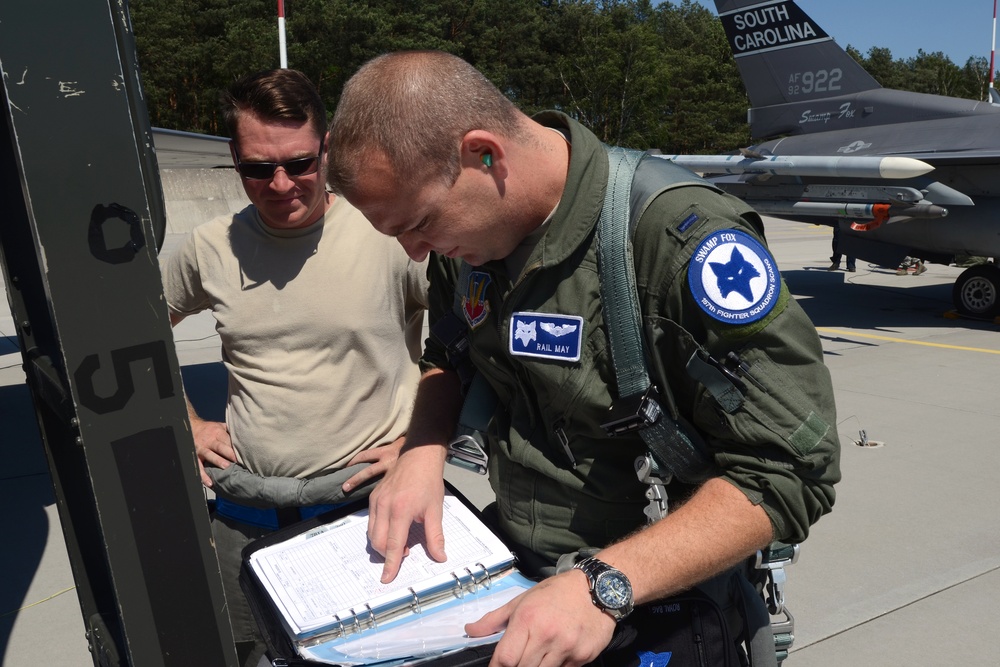 Flight operations for Operation Atlantic Resolve