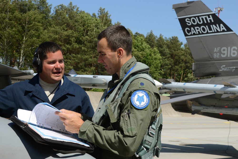 Flight operations for Operation Atlantic Resolve