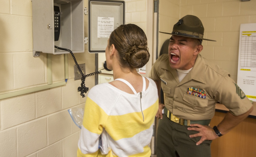 New Marine recruits survive first night on Parris Island