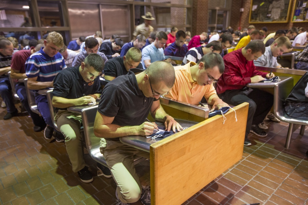 New Marine recruits survive first night on Parris Island