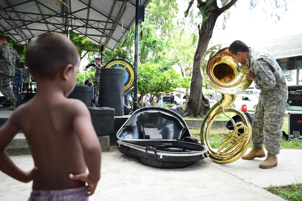 Pacific Partnership holds concert in Bairiki Square
